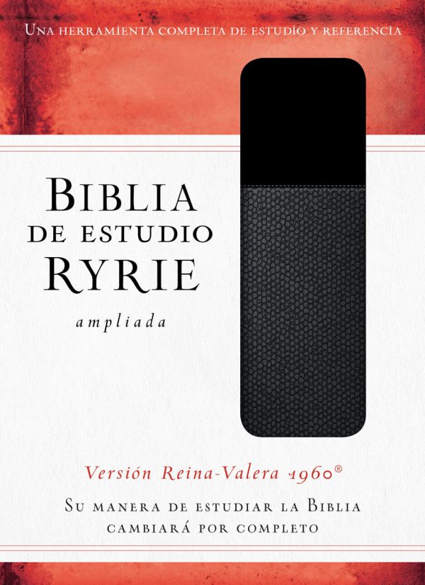 BIBLIA DE ESTUDIO RYRIE AMPLIADA NEGRA VRV1960