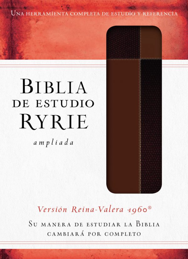 BIBLIA DE ESTUDIO RYRIE RV1960 AMPLIADA MARRON