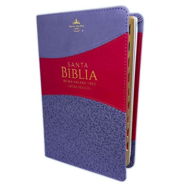 Biblia RVR60 065cti LG Bitono Lila/morado con índice
